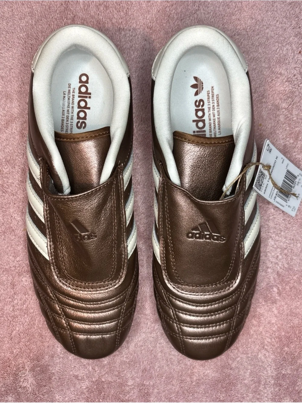 adidas TAEKWONDO Women's Shoes Size 7.5 Brown JS4025 Casual Fashion Sneakers